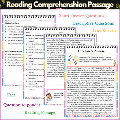 Alzheimer's Disease | Reading Comprehension Passage and Questions