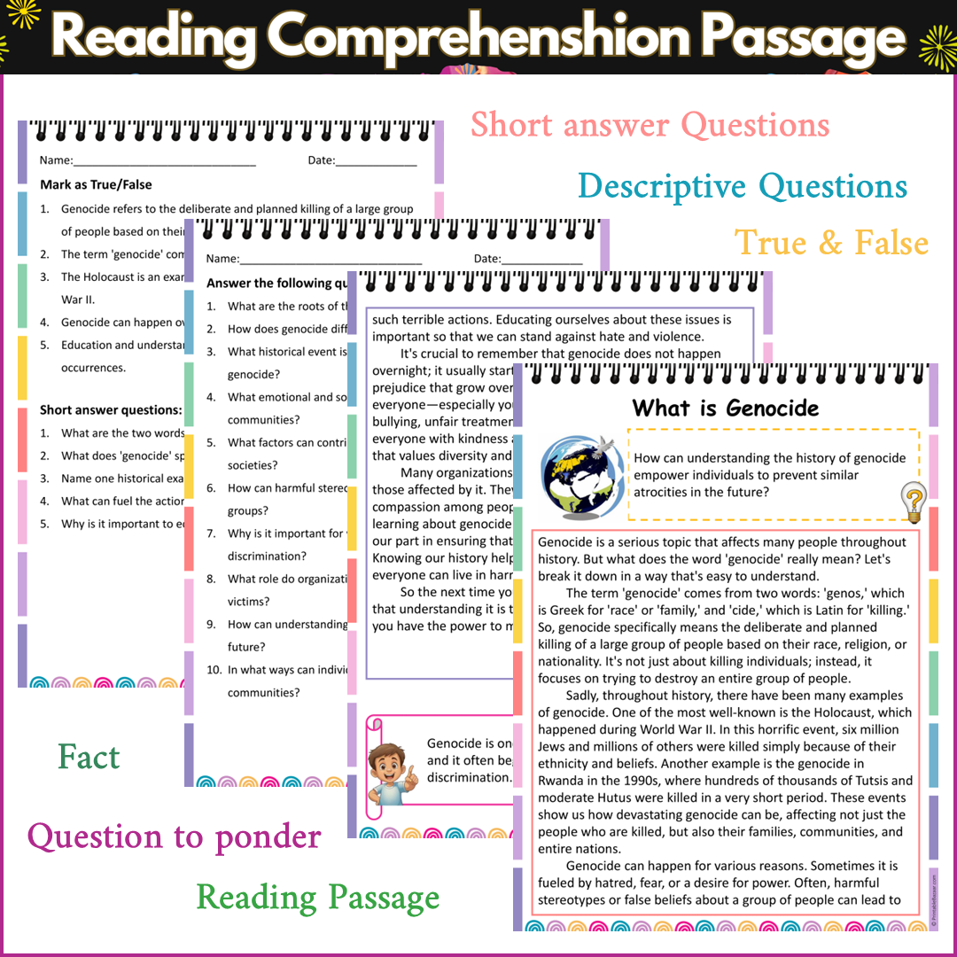 What is Genocide | Reading Comprehension Passage and Questions