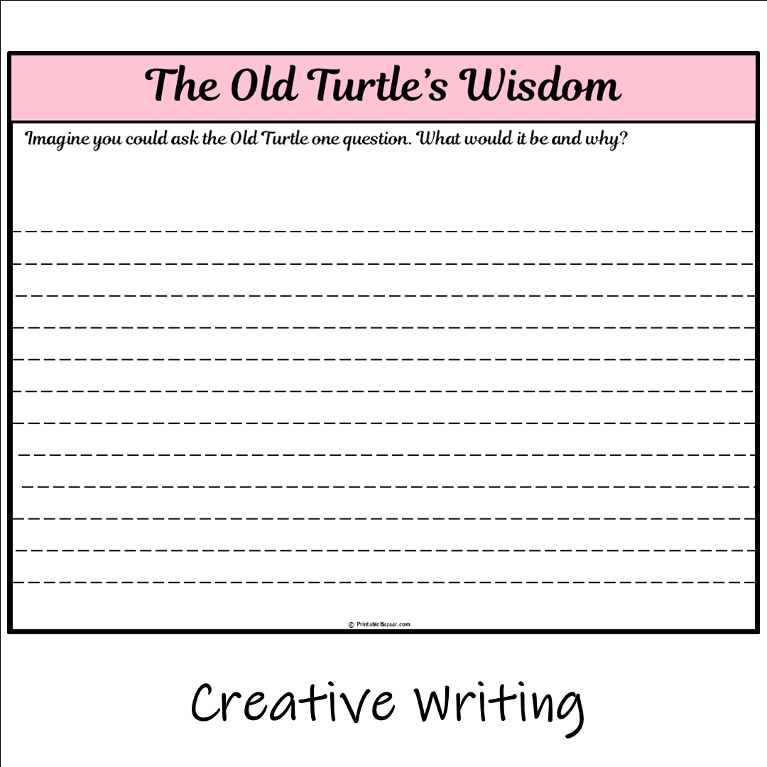 The Old Turtle’s Wisdom | Main Idea and Supporting Details Reading Passage and Questions