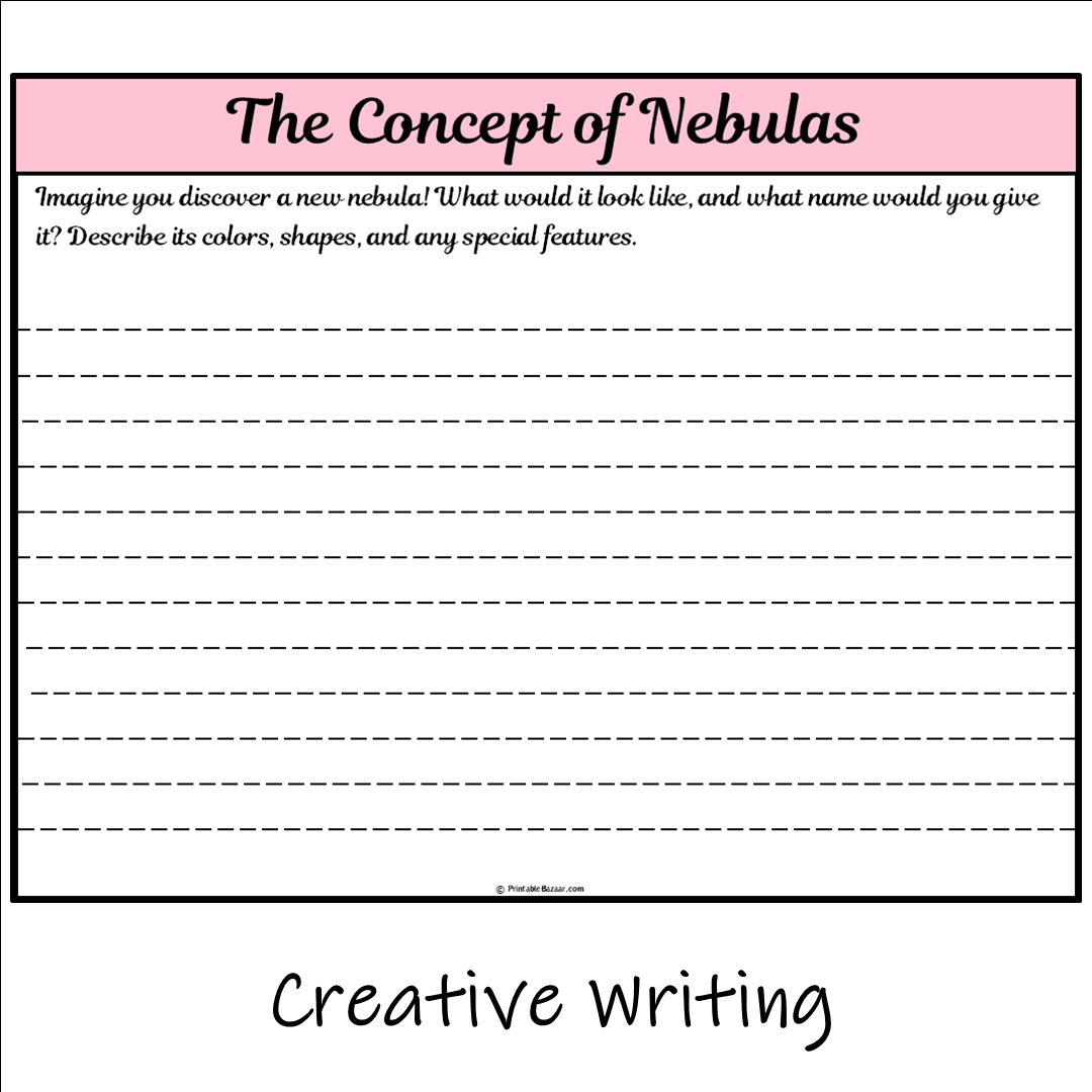 The Concept of Nebulas | Main Idea and Supporting Details Reading Passage and Questions