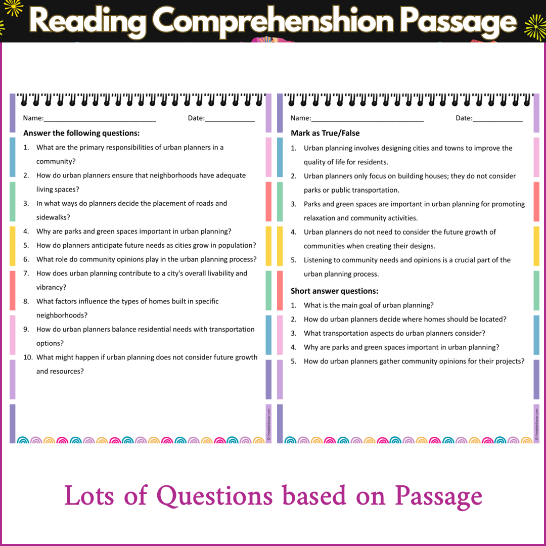 Urban Planning | Reading Comprehension Passage and Questions