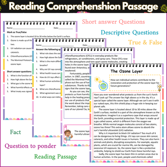 The Ozone Layer | Reading Comprehension Passage and Questions