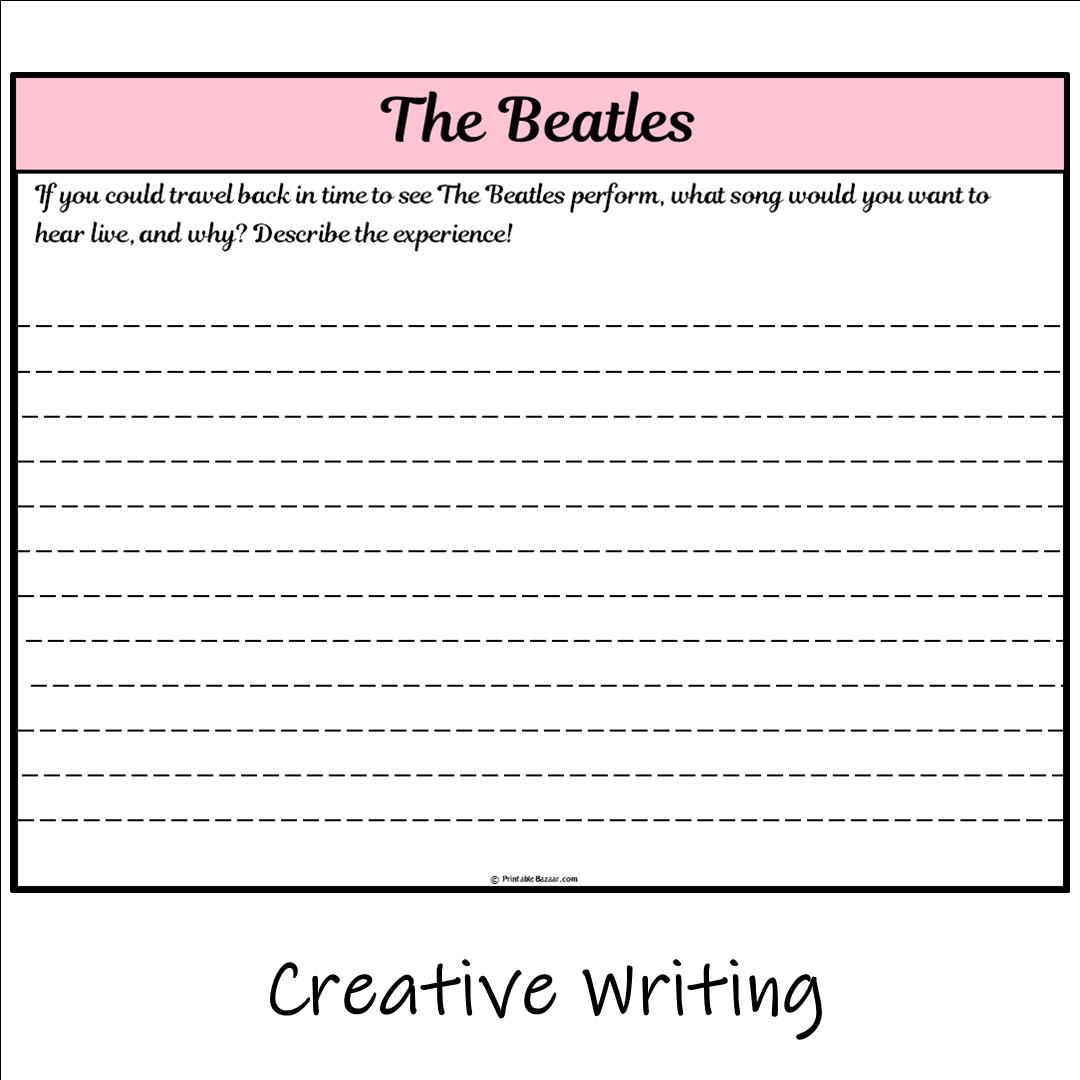 The Beatles | Main Idea and Supporting Details Reading Passage and Questions