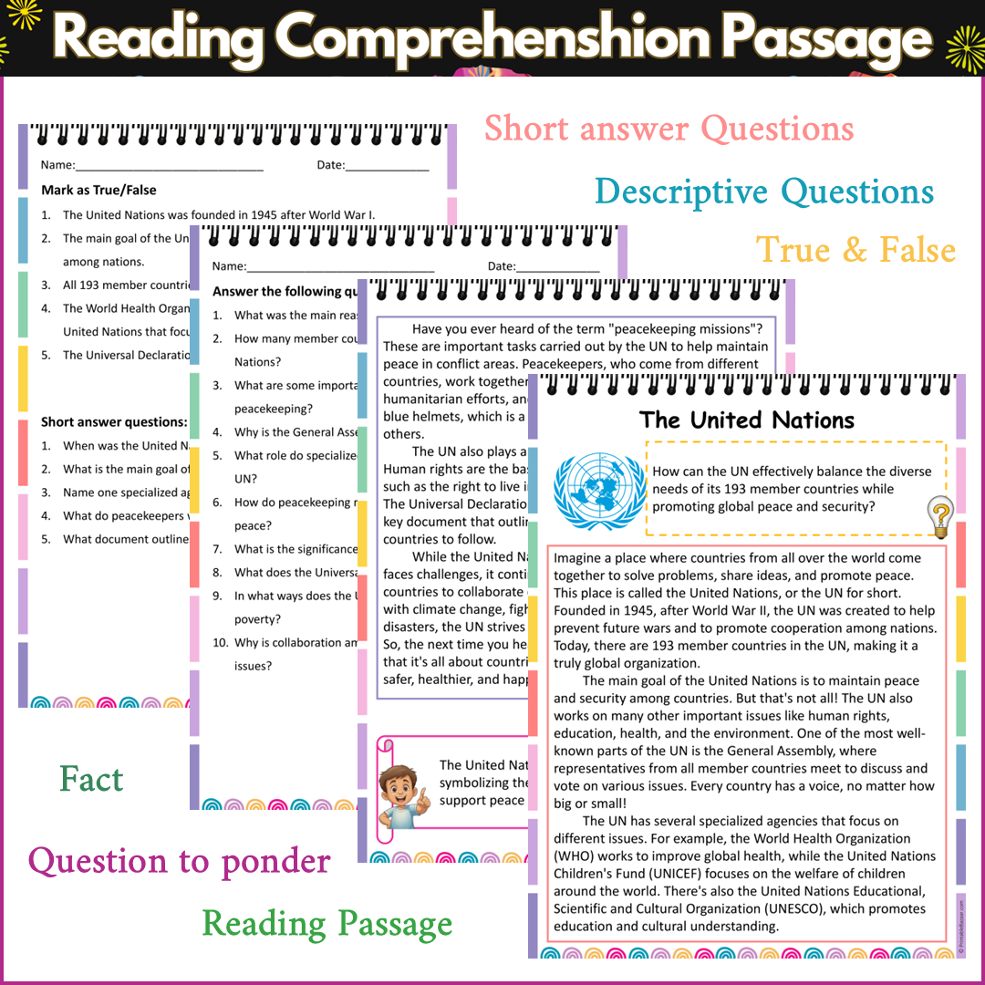 The United Nations | Reading Comprehension Passage and Questions