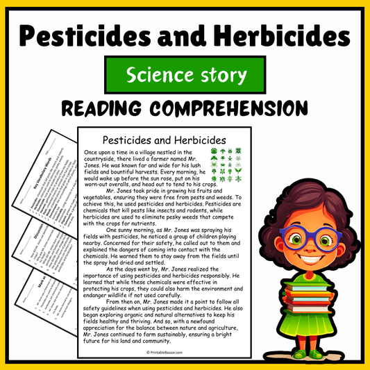 Pesticides and Herbicides | Science Story Reading Comprehension Activity