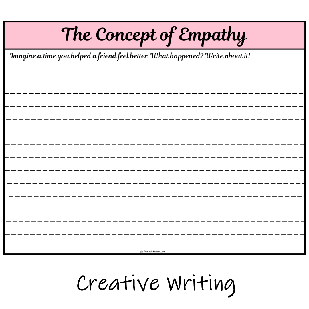 The Concept of Empathy | Main Idea and Supporting Details Reading Passage and Questions