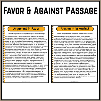 Should lab-grown meat completely replace animal farming? | Debate Case Study Worksheet