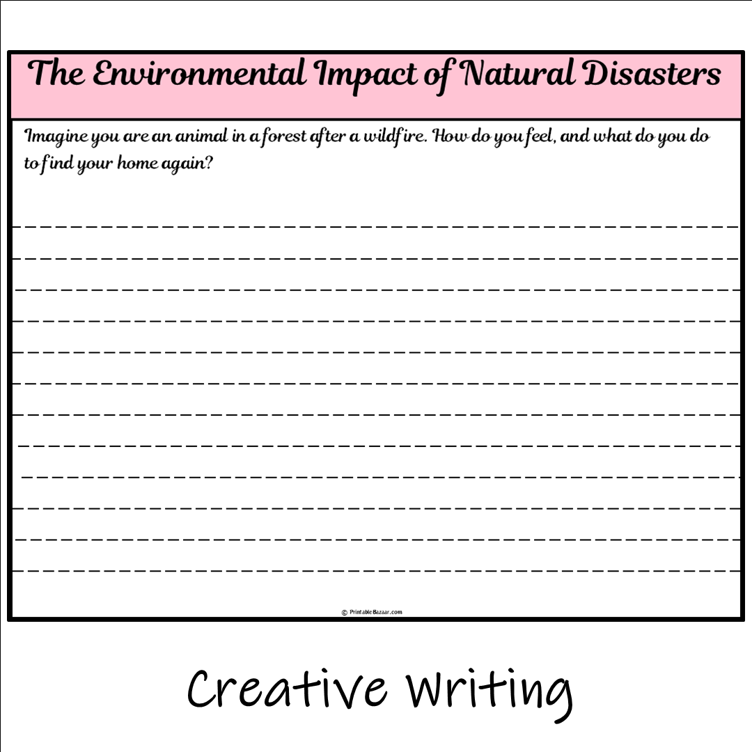 The Environmental Impact of Natural Disasters | Main Idea and Supporting Details Reading Passage and Questions