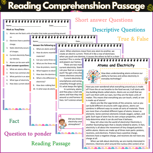 Atoms and Electricity | Reading Comprehension Passage and Questions