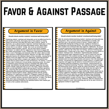 Should schools monitor students' emotional well-being daily? | Debate Case Study Worksheet