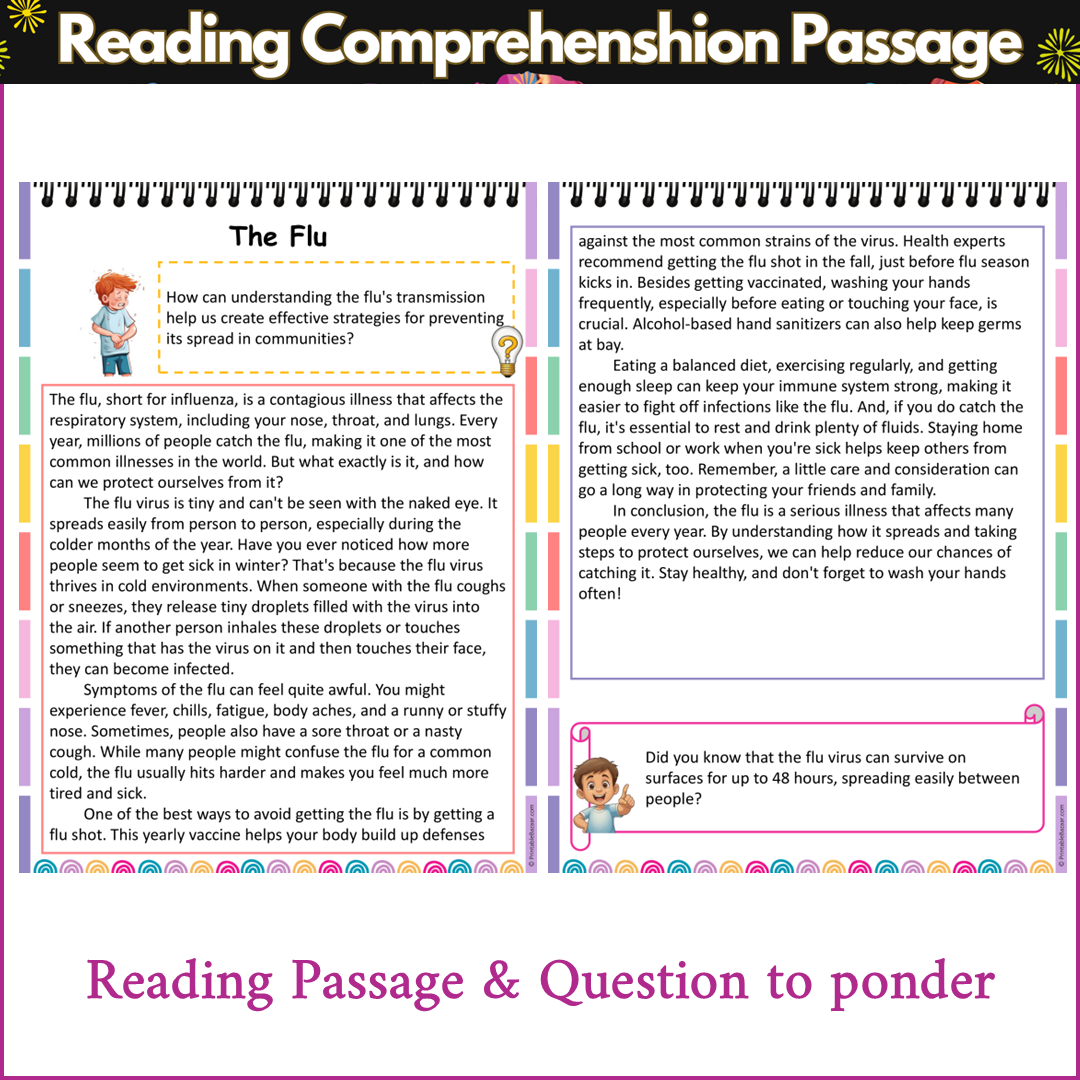 The Flu | Reading Comprehension Passage and Questions