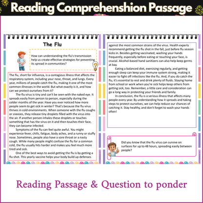 The Flu | Reading Comprehension Passage and Questions