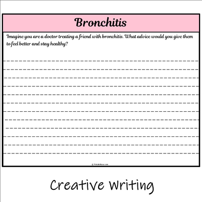 Bronchitis | Main Idea and Supporting Details Reading Passage and Questions