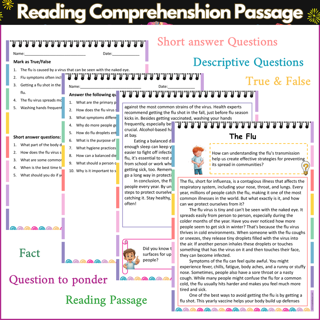 The Flu | Reading Comprehension Passage and Questions