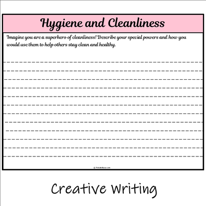 Hygiene and Cleanliness | Main Idea and Supporting Details Reading Passage and Questions