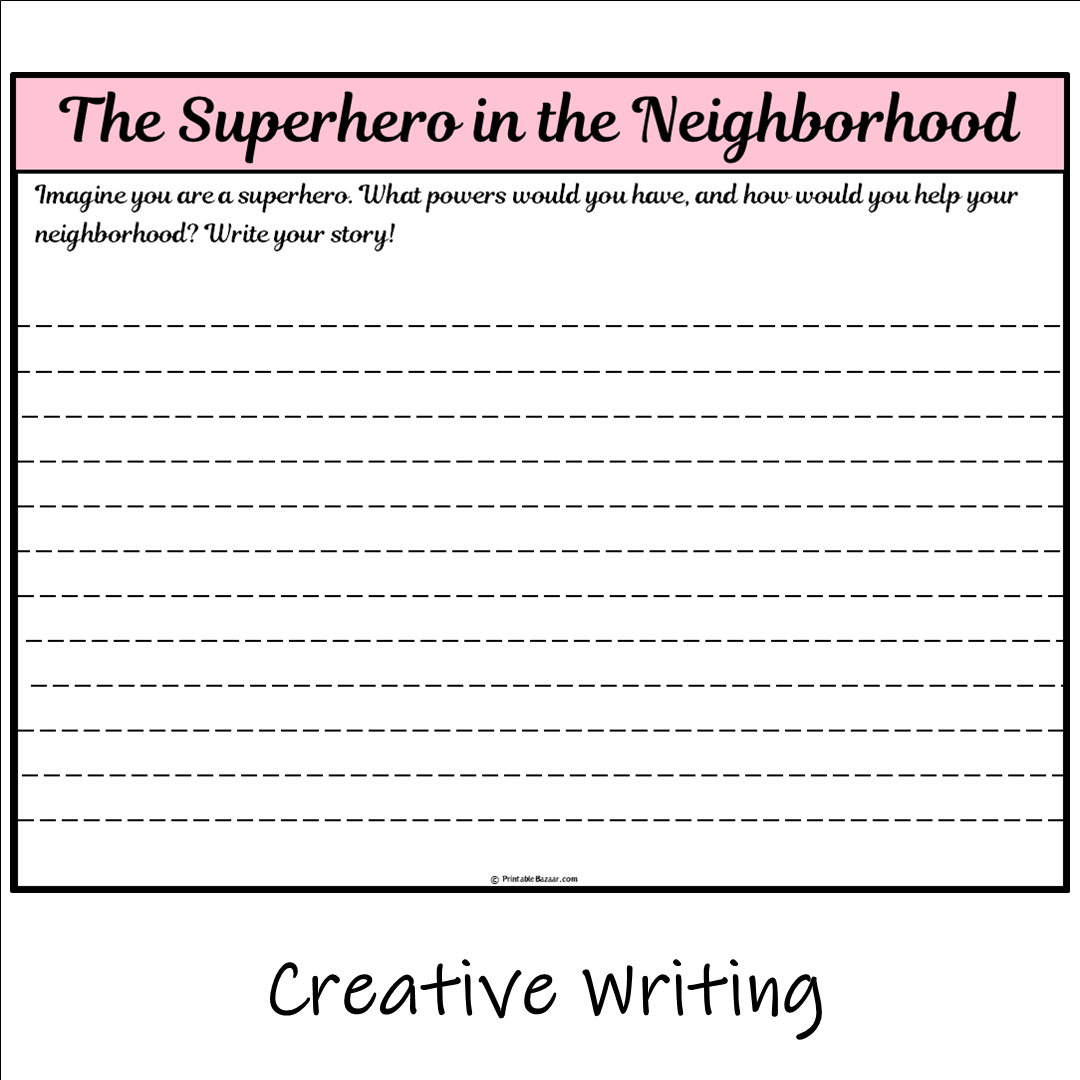 The Superhero in the Neighborhood | Main Idea and Supporting Details Reading Passage and Questions