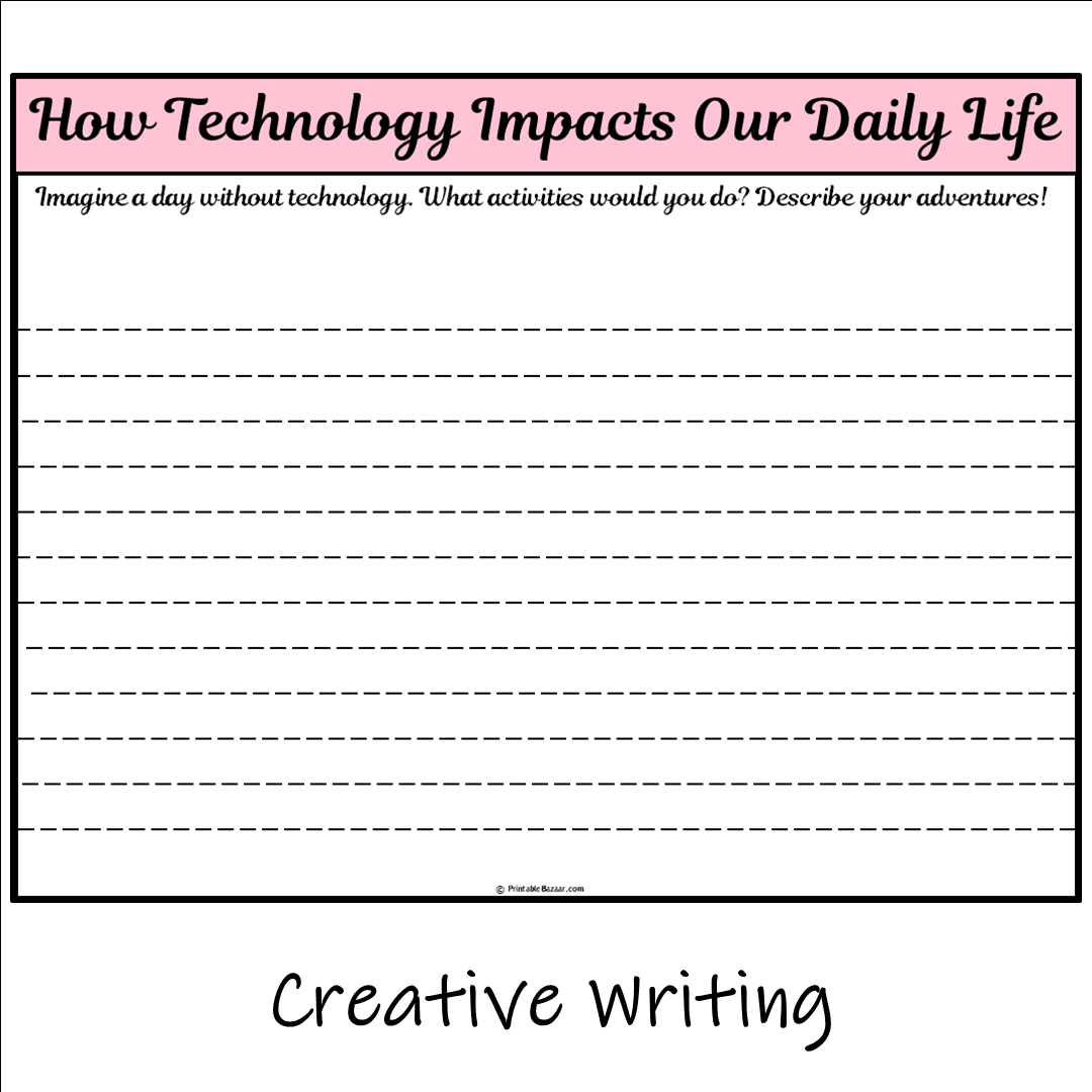 How Technology Impacts Our Daily Life | Main Idea and Supporting Details Reading Passage and Questions