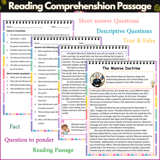 The Monroe Doctrine | Reading Comprehension Passage and Questions