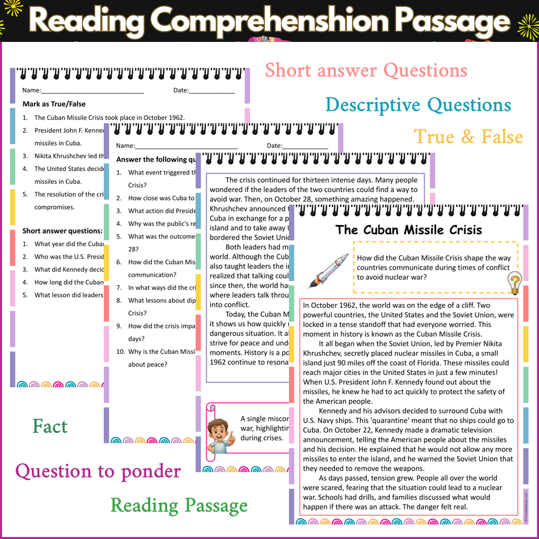 The Cuban Missile Crisis | Reading Comprehension Passage and Questions