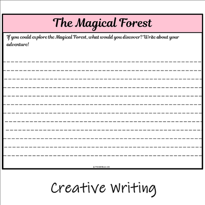 The Magical Forest | Main Idea and Supporting Details Reading Passage and Questions