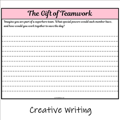 The Gift of Teamwork | Main Idea and Supporting Details Reading Passage and Questions