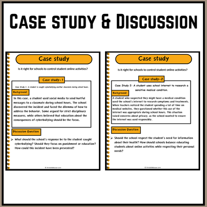 Is it right for schools to control student online activities? | Debate Case Study Worksheet