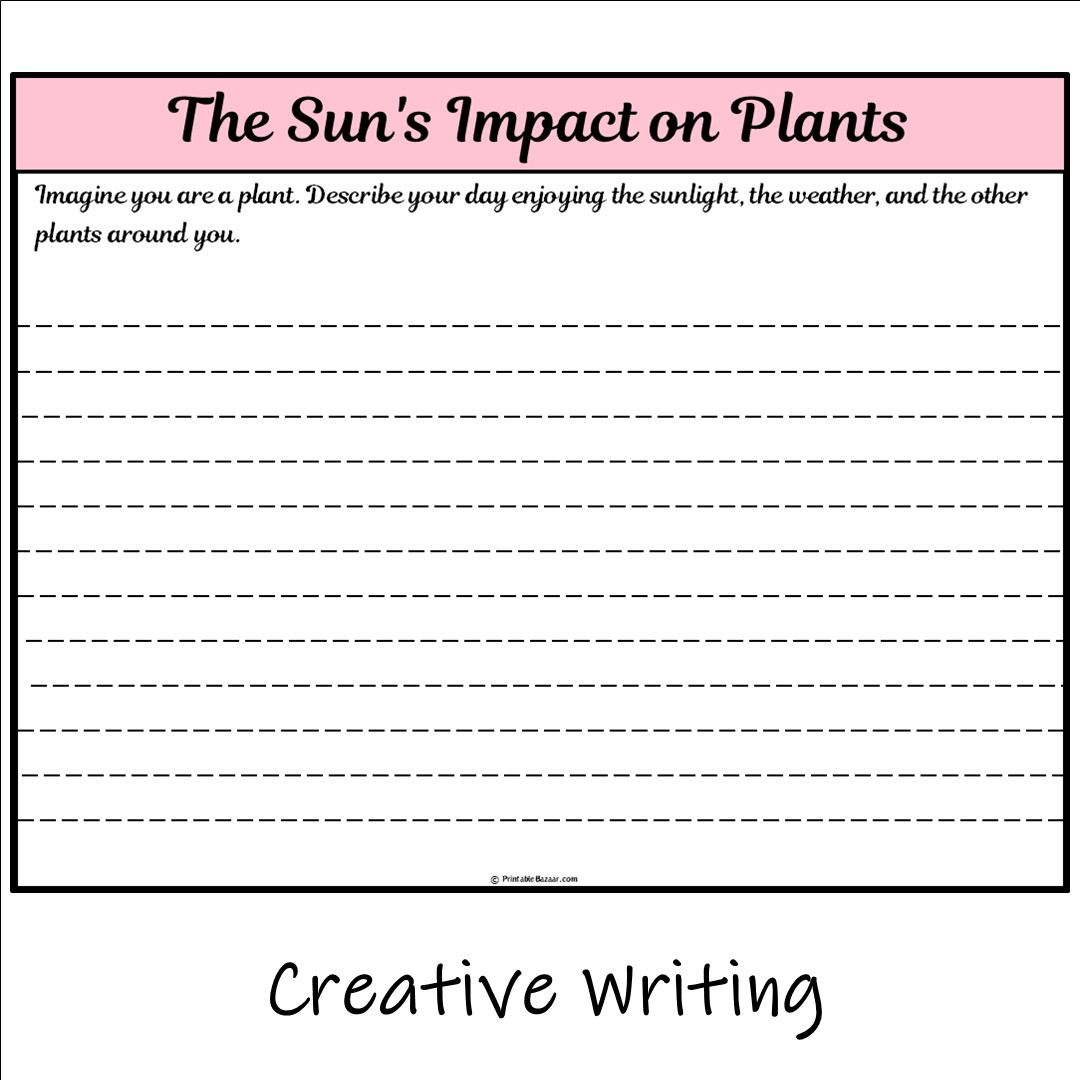 The Sun's Impact on Plants | Main Idea and Supporting Details Reading Passage and Questions