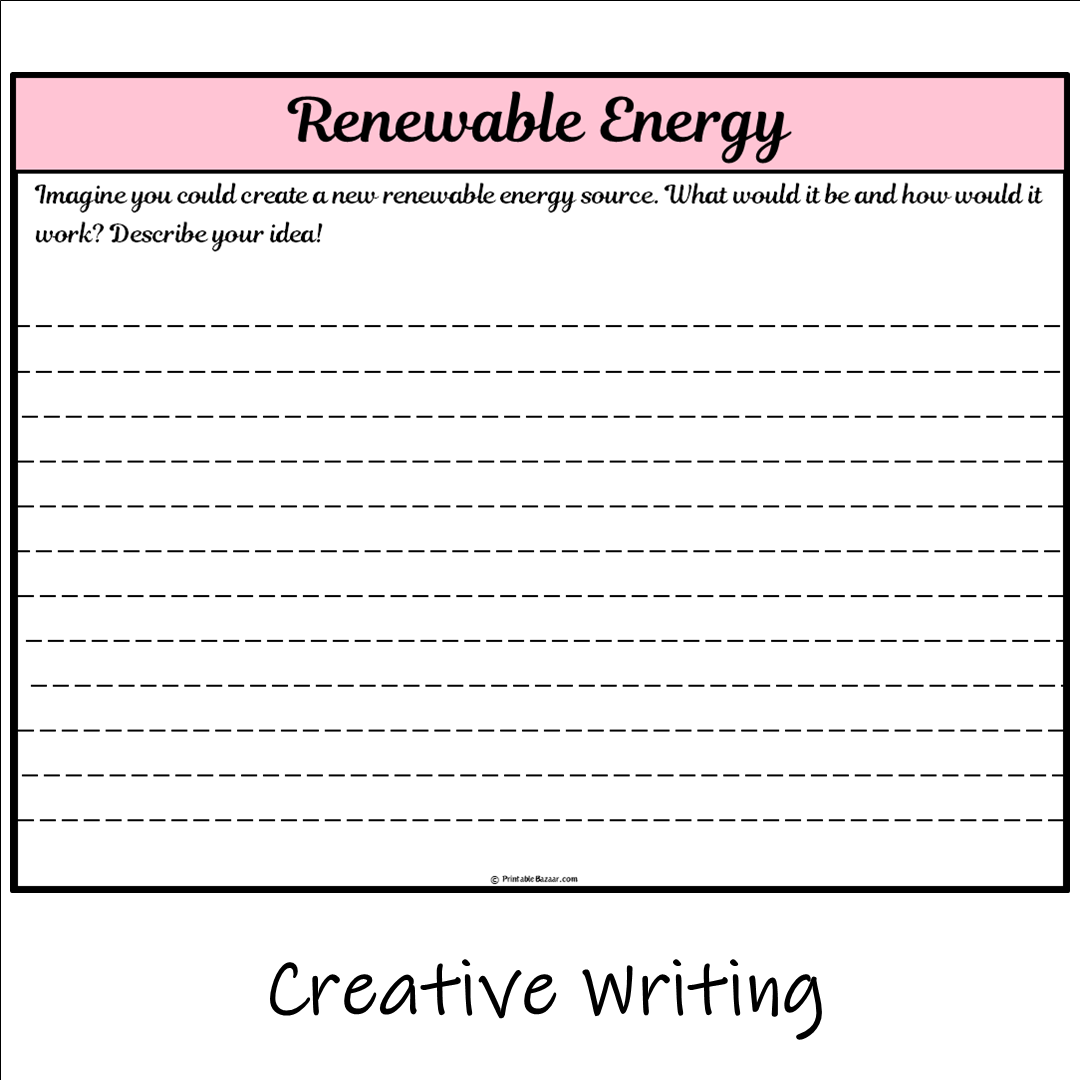 Renewable Energy | Main Idea and Supporting Details Reading Passage and Questions