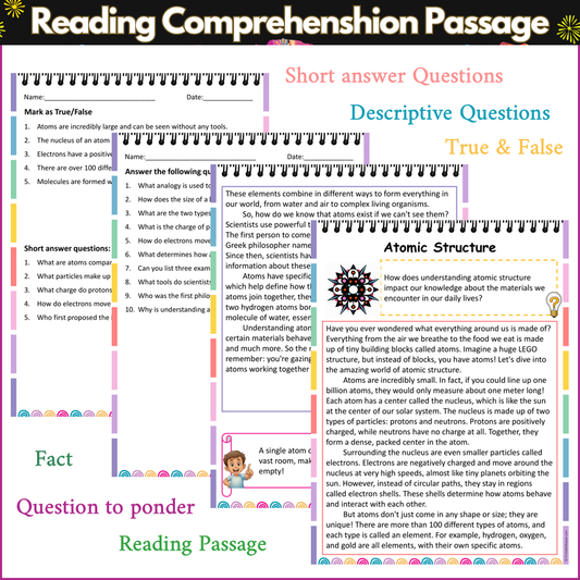 Atomic Structure | Reading Comprehension Passage and Questions