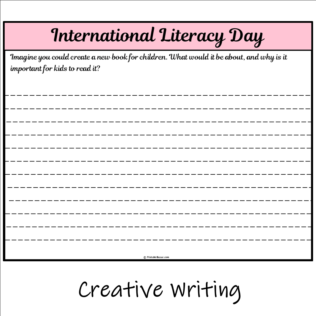 International Literacy Day | Main Idea and Supporting Details Reading Passage and Questions