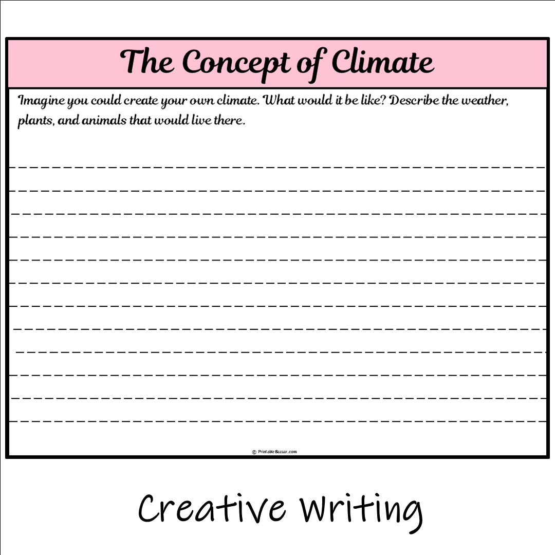 The Concept of Climate | Main Idea and Supporting Details Reading Passage and Questions