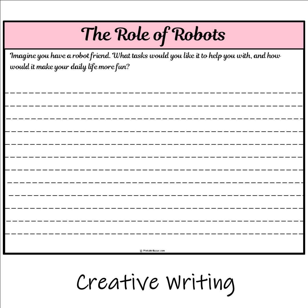 The Role of Robots | Main Idea and Supporting Details Reading Passage and Questions