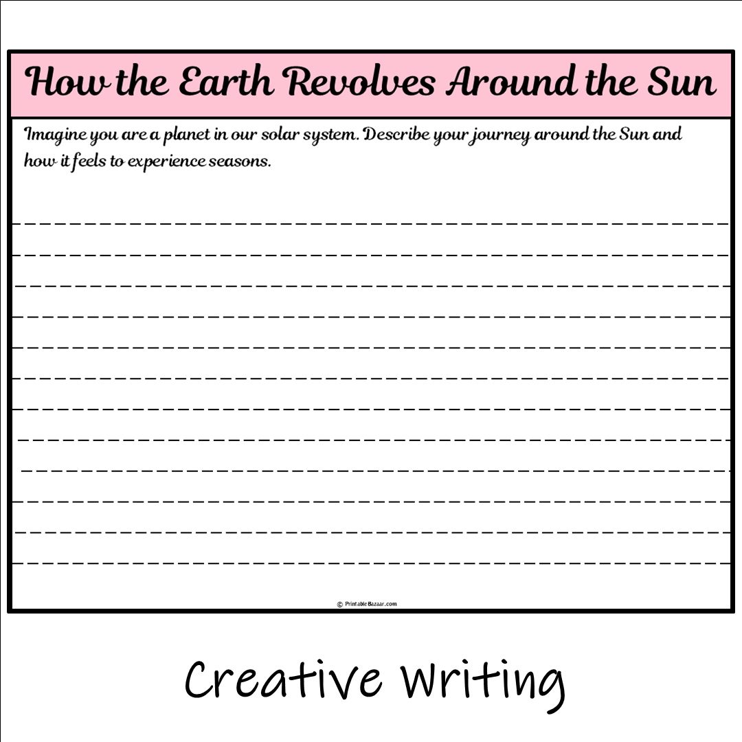 How the Earth Revolves Around the Sun | Main Idea and Supporting Details Reading Passage and Questions