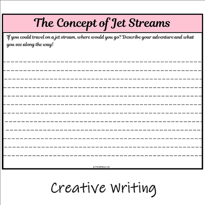 The Concept of Jet Streams | Main Idea and Supporting Details Reading Passage and Questions