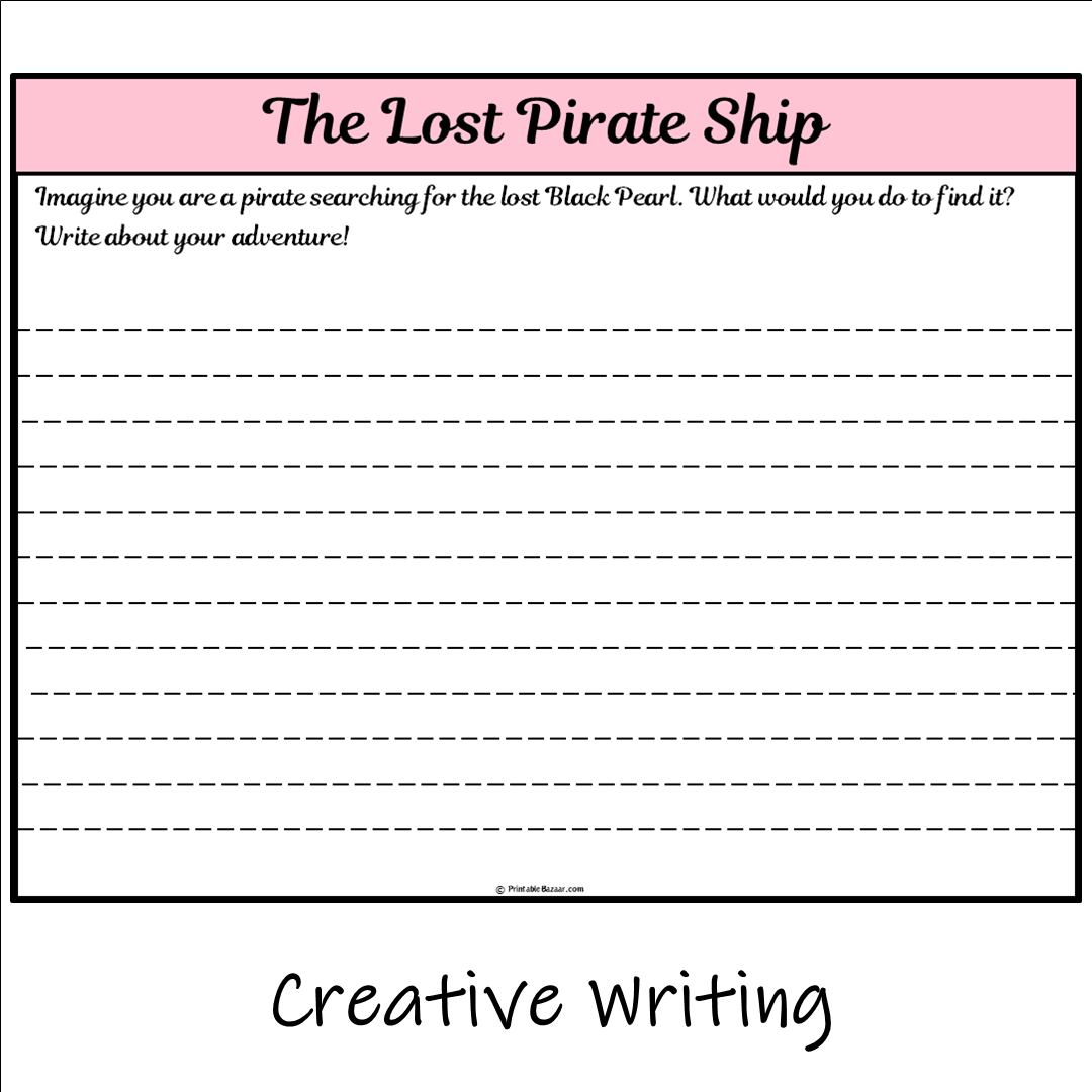 The Lost Pirate Ship | Main Idea and Supporting Details Reading Passage and Questions