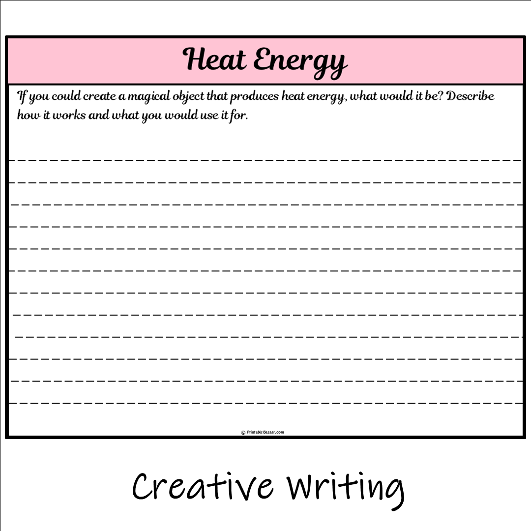 Heat Energy | Main Idea and Supporting Details Reading Passage and Questions