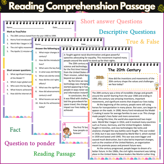 The 20th Century | Reading Comprehension Passage and Questions