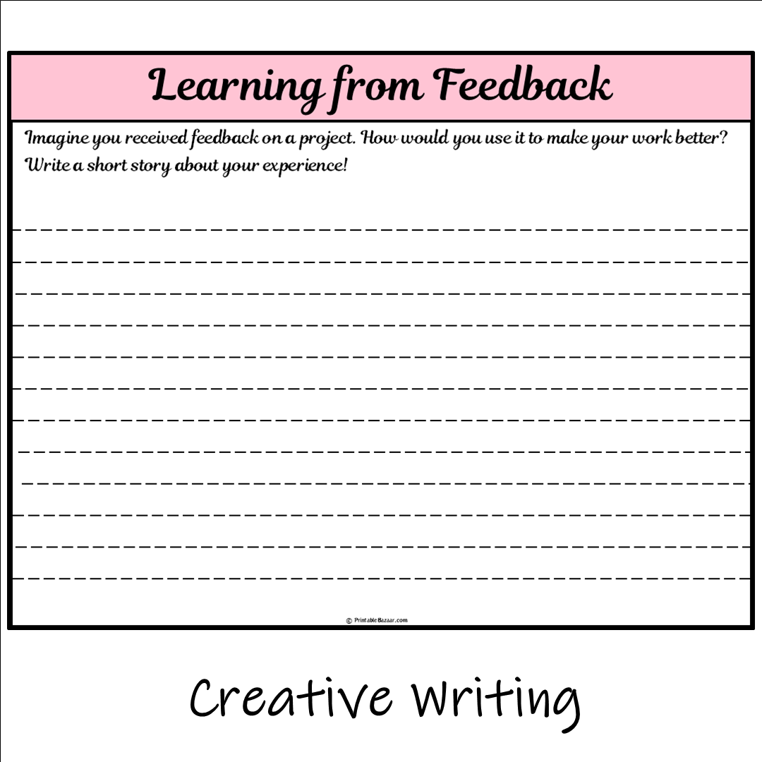 Learning from Feedback | Main Idea and Supporting Details Reading Passage and Questions