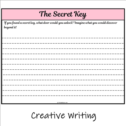 The Secret Key | Main Idea and Supporting Details Reading Passage and Questions