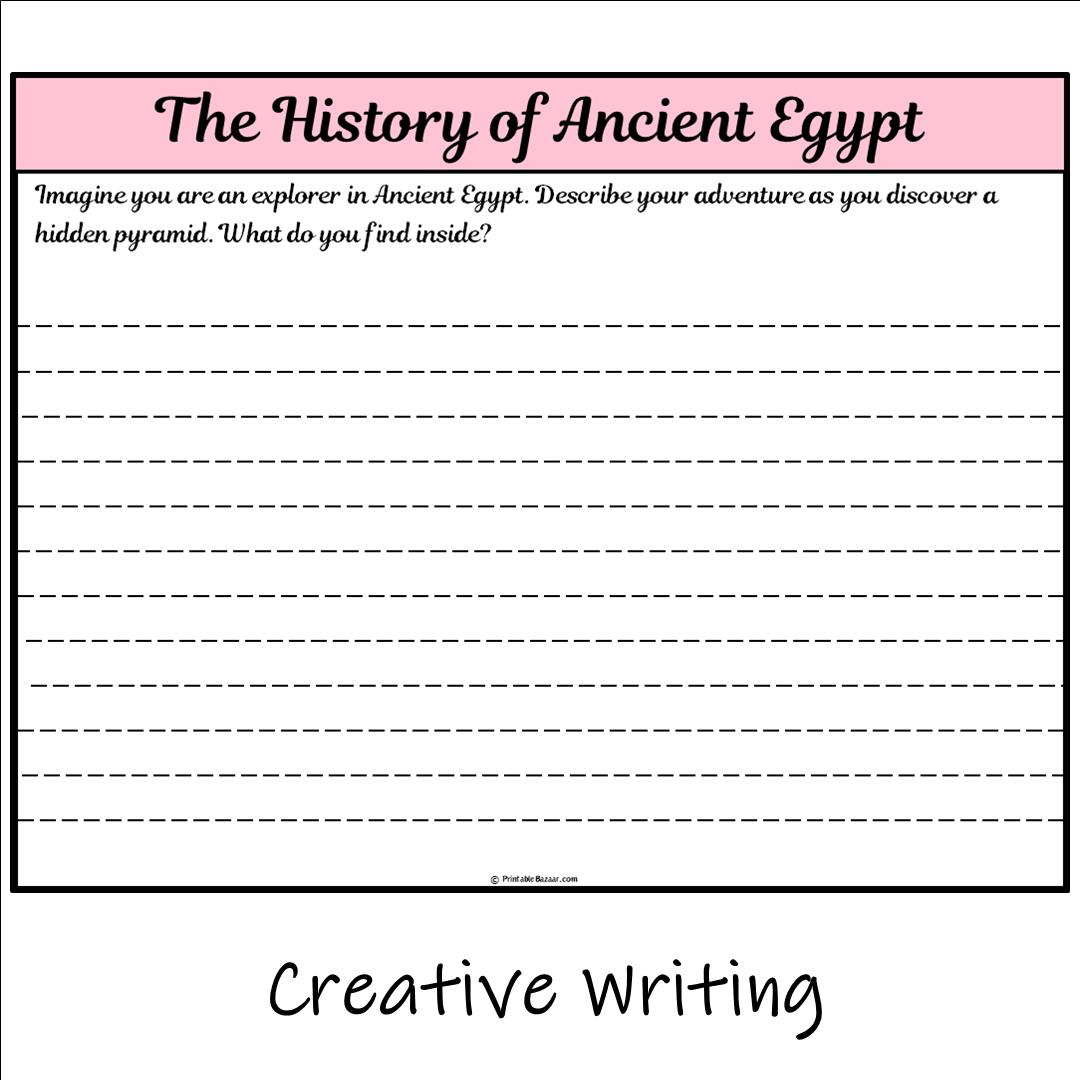 The History of Ancient Egypt | Main Idea and Supporting Details Reading Passage and Questions