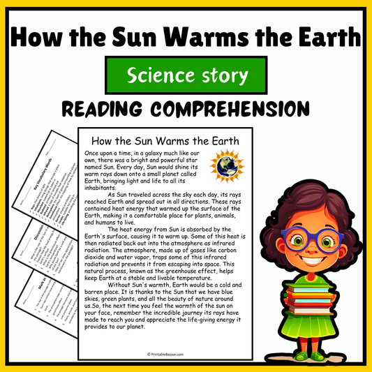 How the Sun Warms the Earth | Science Story Reading Comprehension Activity