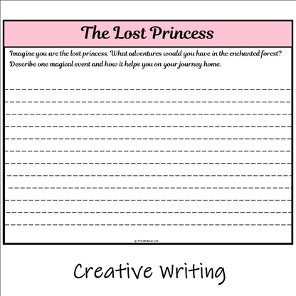 The Lost Princess | Main Idea and Supporting Details Reading Passage and Questions