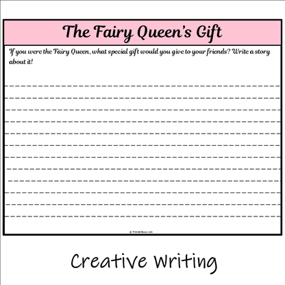 The Fairy Queen’s Gift | Main Idea and Supporting Details Reading Passage and Questions