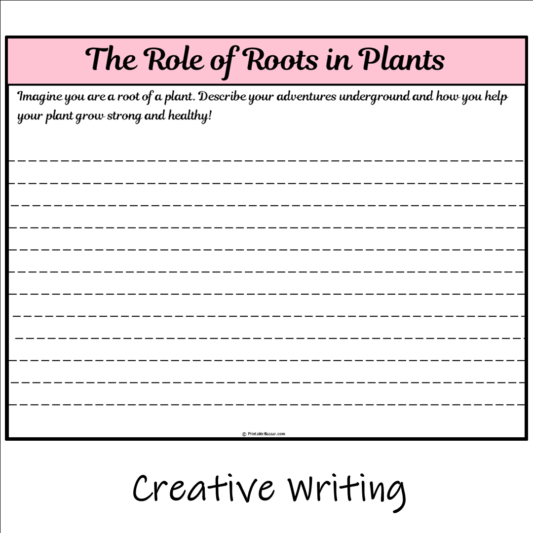 The Role of Roots in Plants | Main Idea and Supporting Details Reading Passage and Questions