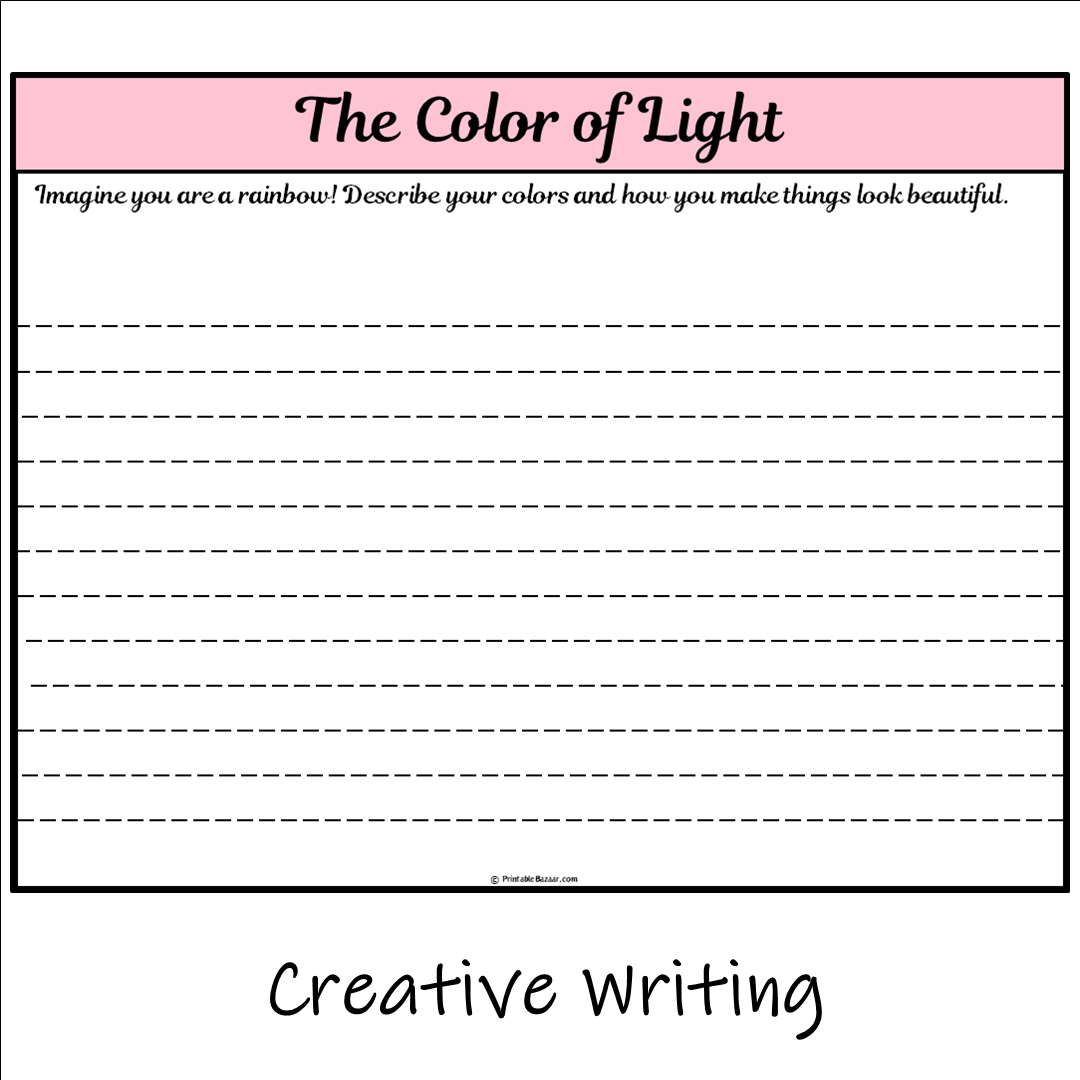 The Color of Light | Main Idea and Supporting Details Reading Passage and Questions