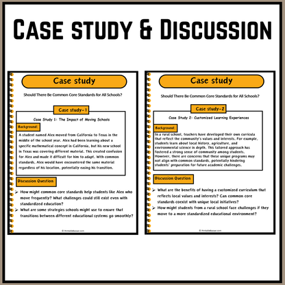 Should There Be Common Core Standards for All Schools? | Debate Case Study Worksheet
