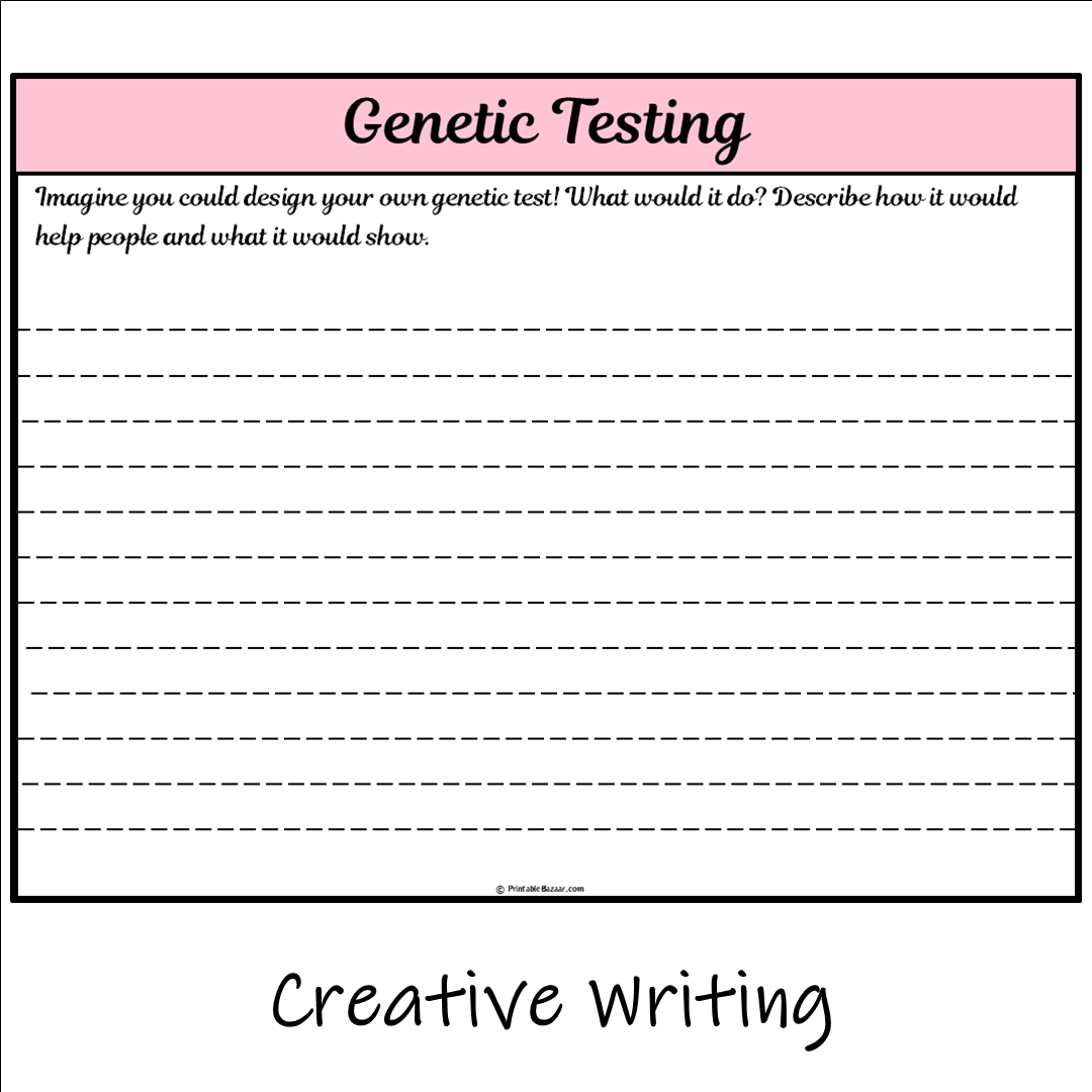Genetic Testing | Main Idea and Supporting Details Reading Passage and Questions