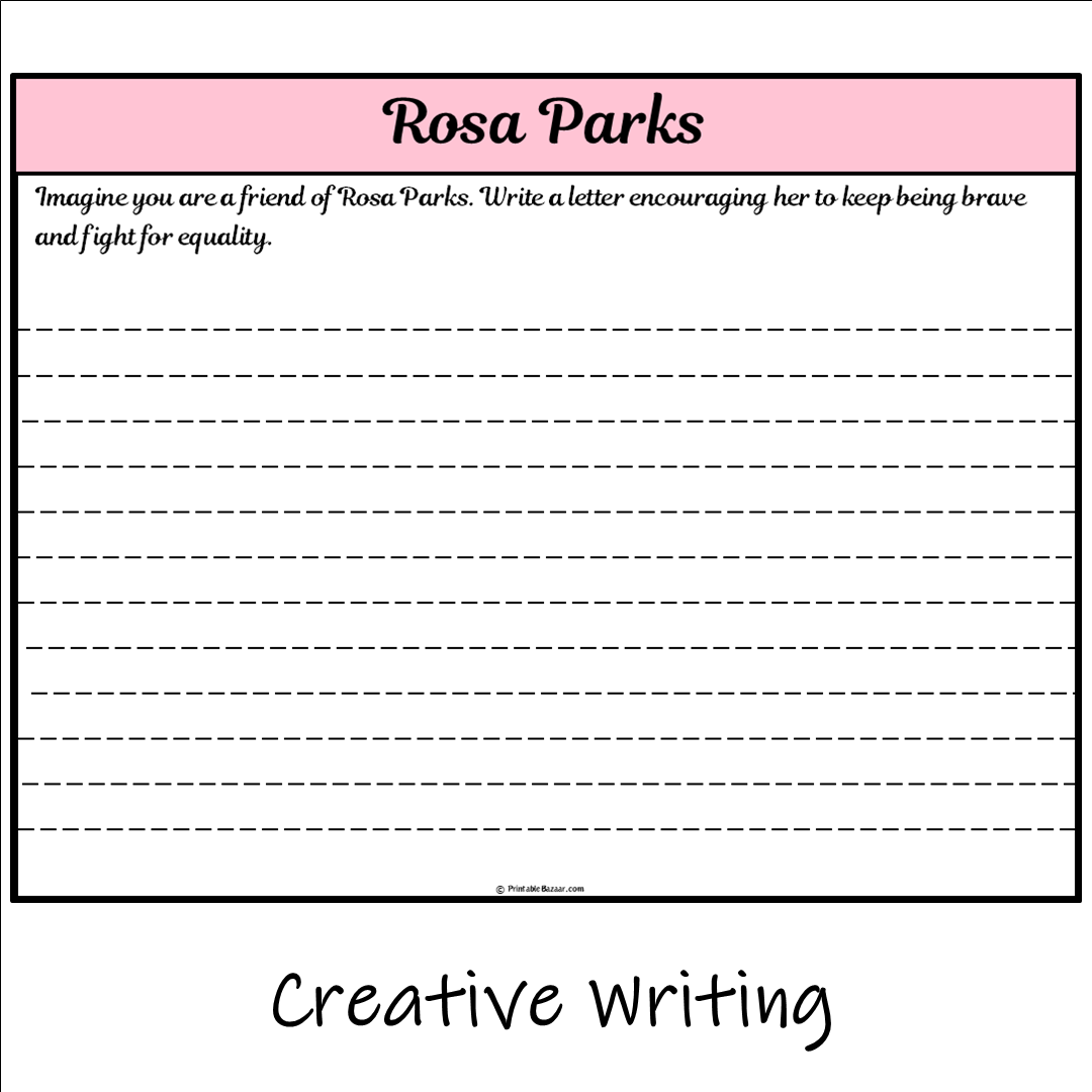 Rosa Parks | Main Idea and Supporting Details Reading Passage and Questions