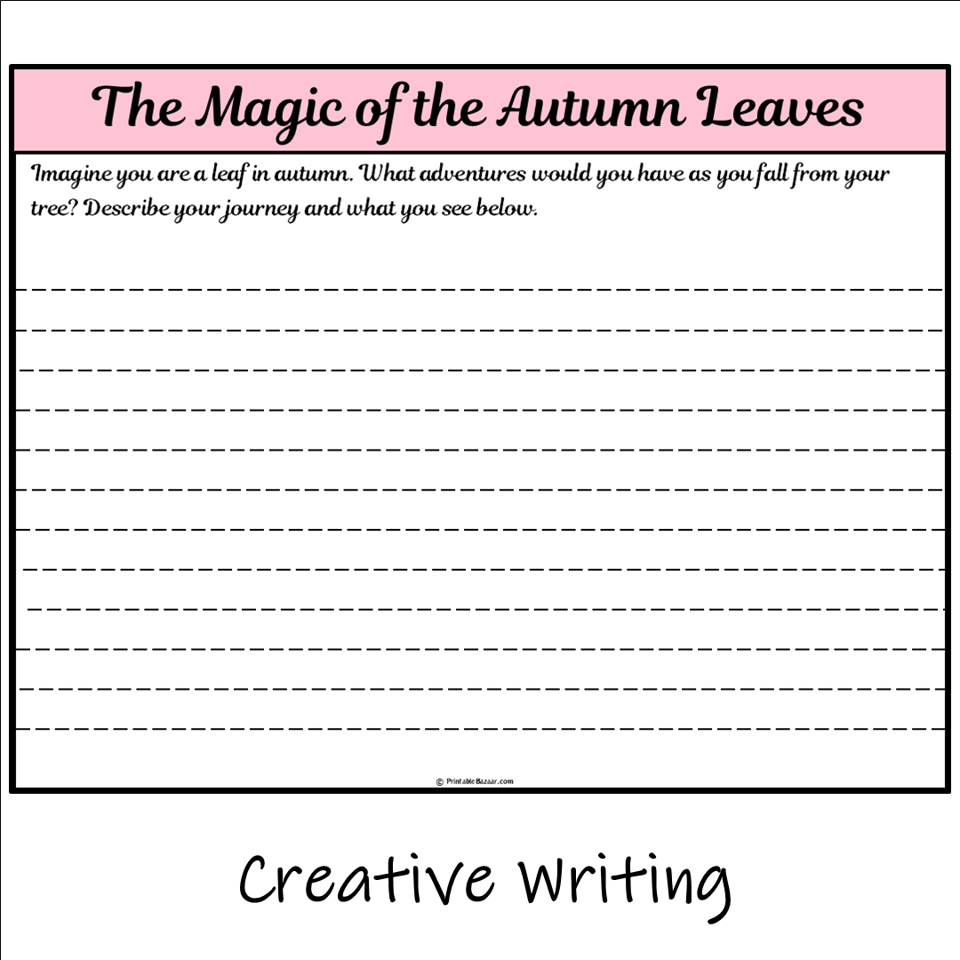 The Magic of the Autumn Leaves | Main Idea and Supporting Details Reading Passage and Questions