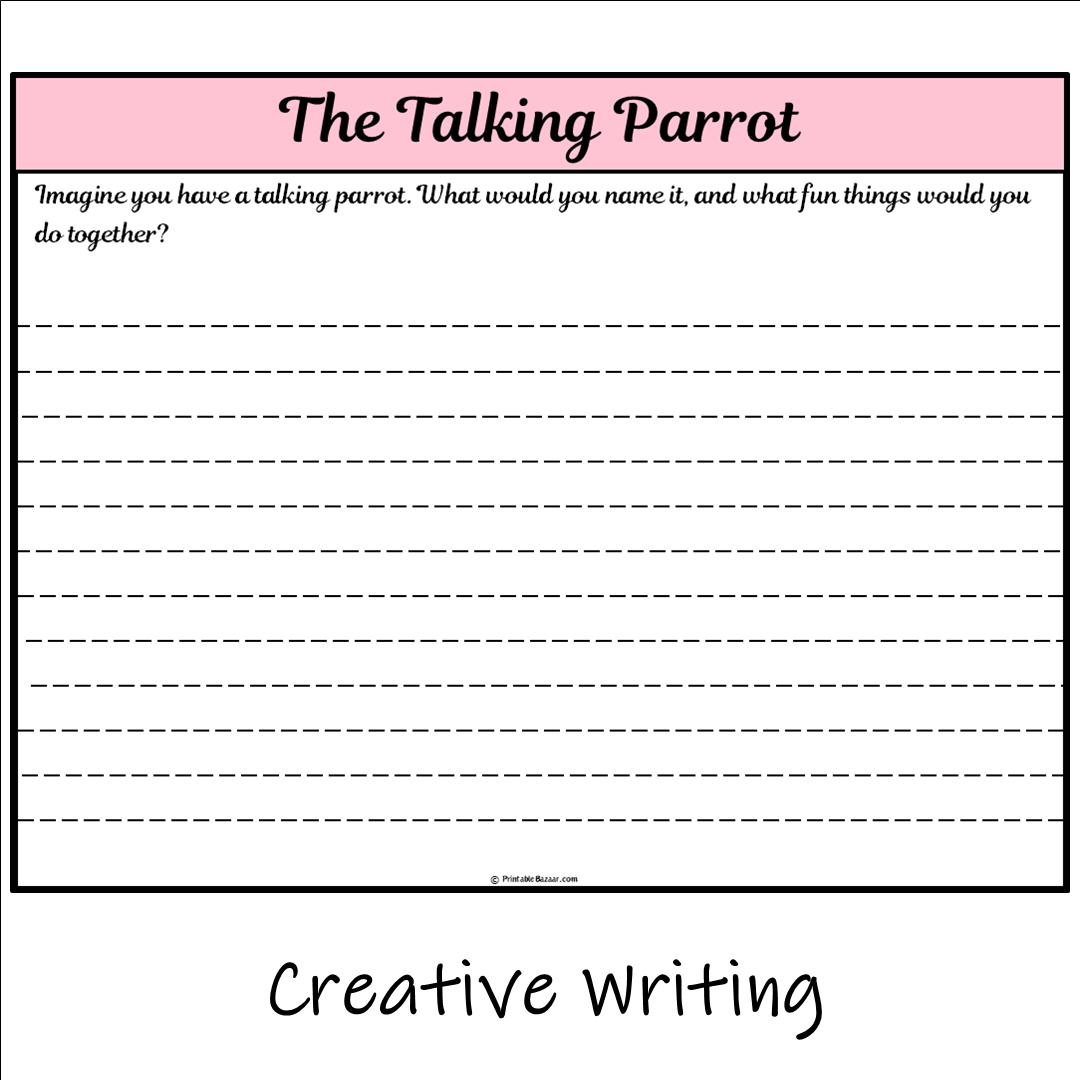 The Talking Parrot | Main Idea and Supporting Details Reading Passage and Questions